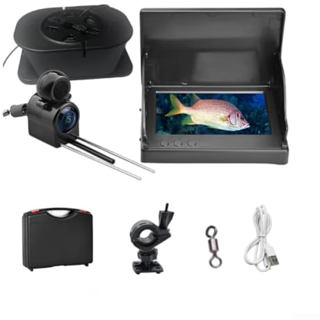 1 Set Underwater Camera Fishing Equipment For Aquaculture 15m Cable Length Underwater Fish Finder Battery Capacity 5000mAh (20 meters)