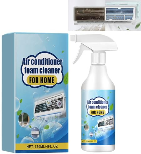 KOAHDE Air Conditioner Cleaner,Nettoyant Pour Climatisation,Mousse Nettoyante pour Climatiseurs,120ML,1PC,Nettoyage Efficace de la Poussière à L'intérieur de la Climatisation