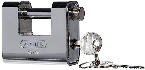 Abus - 92/65 65mm Monoblock Shutter Vorhängeschloss Carded - ABU9265C, Silber