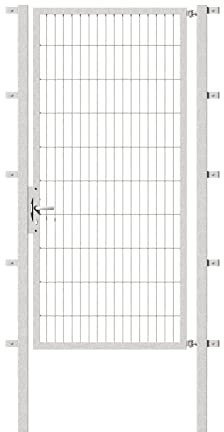 Alberts 646776 Einzeltor Flexo mit Zubehör | verschiedene Breiten und Höhen | feuerverzinkt | Breite 100 cm | Höhe 200 cm