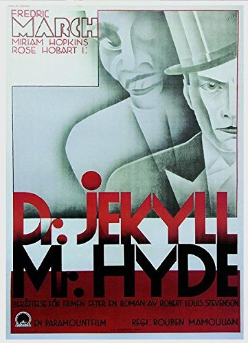 Close Up Dr. Jekyll and Mr. Hyde Poster (62cm x 88cm) + weiße Geschenkverpackung. Verschenkfertig!