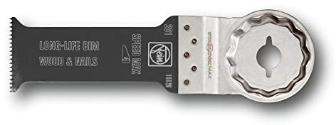 Fein E-Cut Long-Life Sägeblatt (Aufnahme Starlock Max, Größe 32x78 mm, geschränkter Holzverzahnung, Lange Form) 63502201210