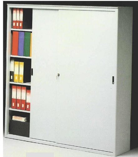 Ideapiu ARMADI Metallici per Ufficio Armadio Metallico Porte SCORREVOLI CM. 180 LUNGH. X 45 Prof. X 200 H