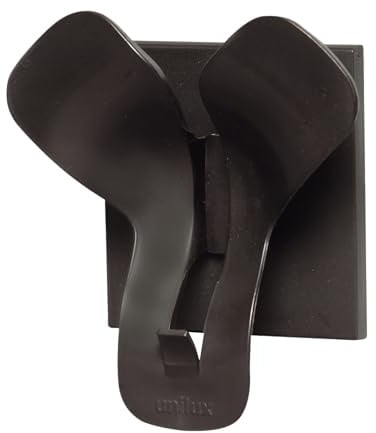 Unilux Patère Murale Magnetique Trio Noir