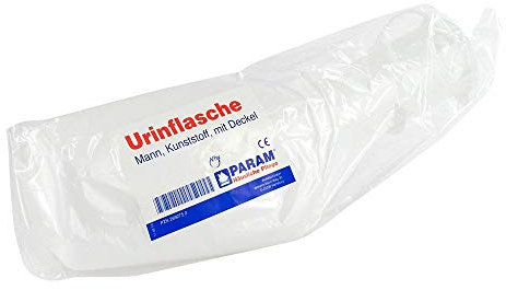 URINFLASCHE Mann Kunststoff m.Deckel 1 St