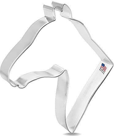 Foose Horse Head Cookie Cutter 3.5 in
