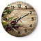 Modern Wanduhr Oliv Italien Aroma diät 40x40cm Rund Groß Wand Uhr Glas Analog Zimmeruhren Küche Büro Wohnzimmer Glasuhr Wall Clock Dekoration Design Wanddekoration Küchenuhr C4AR40x40-2420