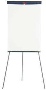 Nobo Dreibein-Flipchart Basic Stahl magnetisch weiß