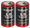 Lot de 2 piles au lithium LS 14250-1/2 AA ER14250 Li-SOCl2 LS14250 3,6 V