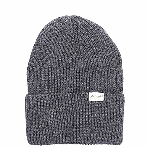 Antonio Strick Mütze Beanie dunkelgrau