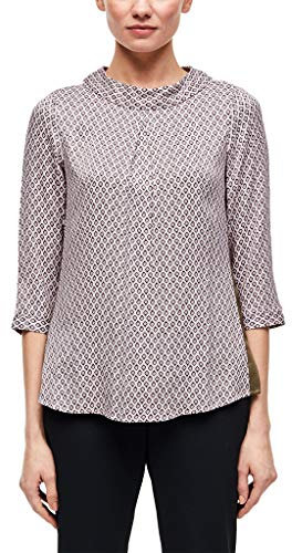 s.Oliver BLACK LABEL Damen 150.10.002.10.100.2012428 Bluse, pink AOP, 34