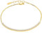 Stella-Jewellery Damen Armband 585er Gelbgold Zirkonia Armkette Goldarmband Kettenarmband Etui
