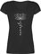 T-Shirt Damen V Ausschnitt - und Wellness Geschenk - Namaste Lotusblüte Yoga Chakra - L - Schwarz - yogashirth yogashirt Meditation Joga Tshirt yogashirts yogashirtsdamen spirituelle Blume