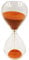 Tubayia 15 Minuten Sanduhr Zeitmesser Deko Sanduhr Timer Kinder Spielzeug Geschenk (Orange)
