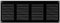 Steinberg14 Griglia di Ventilazione Rettangolare 400x150 mm - Griglie di Aerazione in Metallo Nero - Serranda di Scarico dell'aria con Zanzariera - Copri Bocchetta Interna a Parete e a Soffitto