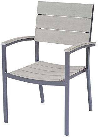 Lomadox Stapelstuhl 2er SetStühle Gartenstühle Terrassenstühle