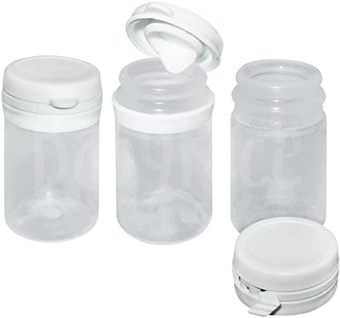 20ml Empty Paint Pots Container for Ink Glue Glitter Craft (25 Pack)