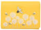 Mala Leather Moonflower Collection 3552_56 Geldbörse aus Leder, klein, RFID-blockierend, gelb, Einheitsgröße, Modern