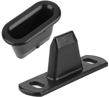 Jadeshay Guia Puerta Corredera, Juego de localizador de Puerta corredera Lateral, Ajustable Corredera Inferior Propósito Herraje Clip Deslizante Hardware para Scudo 1995-2006
