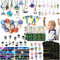 HIQE-FL 106 Stück Kindergeburstag Weltraum Mitgebsel,Weltraum Party Mitgebsel,Schnapparmband,Weltraum Tattoos,Jungen Mitgebsel,Kindergeburtstag Gastgeschenke