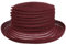 Mayser Belma Faltenhut Damenhut Strohhut Hanf Boaterhut Packable Handmade Made in EU Damen Sommer Bordeaux One Size
