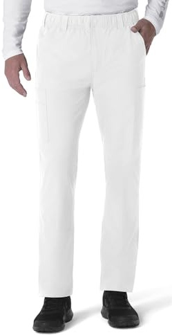 Carhartt Force Essentials Kasack für Herren, Cargohose mit geradem Bein, mit 9 Taschen, Weiss/opulenter Garten, Small Kurz
