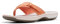 Clarks Women's Breeze Sea Flip-Flop, Tangerine/Pop Synthetic, 4 UK