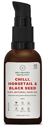 Rivkin Chilli, Horsetail & Blackseed Hair Oil, 30 ml