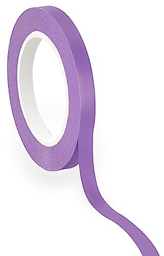 Dpm tapes – Nastro Vinilico per Mascherature di Precisione, Fine Line Adattabile, Conformabilità Eccezionale, Pittura, Verniciatura, Auto, Resistente alle alte Temperature - Viola (6 mm x 55 m)