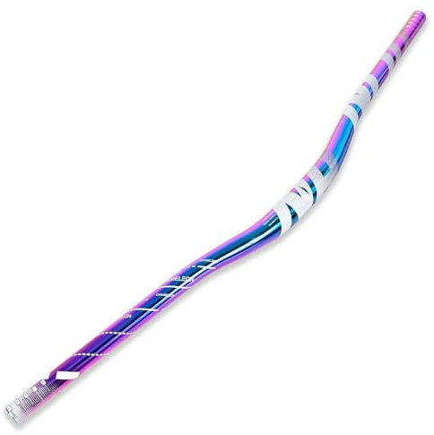 Mountainbike Lenker Aluminiumlegierung Bunte Regenbogen MTB Riser Lenker AM XC DH Racing Rise Lenker 31,8mm* 780mm (A)