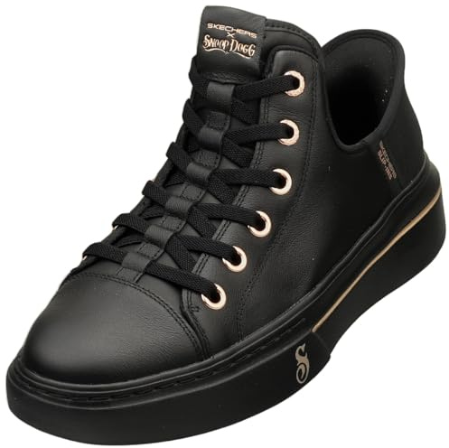Skechers Snoop Dogg Snoop One Og Damen-Sneaker, Schwarz/Schwarz