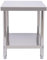unkonwcy Edelstahl Arbeitstisch KüChentisch Mit HöHenverstellbarer Ablage Professioneller Edelstahltisch Zerlegetisch Verstellbare UnterfüßE Lebensmittel Zubereitungstisch 60X45X80Cm