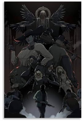 Anime Resident Evil Village Poster Resident Evil 8 Poster Dekorative Malerei Leinwand Wandkunst Wohnzimmer Poster Schlafzimmer Malerei,Wandkunst Bilddruck Moderne Familienzimmer Dekor 12x18inch(30x45c