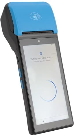 58-mm-POS-PDA-Belegdrucker, Tragbarer Mobiler Thermo-Belegdrucker mit 5,5-Zoll-Touchscreen, 2D-Barcode-Scanner, Android 12.0, Unterstützt 3G 4G 5G, WLAN, Bluetooth (Lateinamerika)
