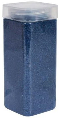 1Buy UK 800g tub of Coloured Natural Decorative Sand Craft Pebbles Table Decoration Pot Vase Fillers Garden Weddings Rocks Aquarium Art Ceremony Florist Candle (Royal Blue)