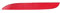 INFINAUTO Heckstoßstange Reflektor links 8,66x1,06 Heckstoßstange Reflektor Seitenmarkierungsleuchte Nr. 63142990863 für BMW X1 E84 2009-2015 Kunststoff Rot Langlebig