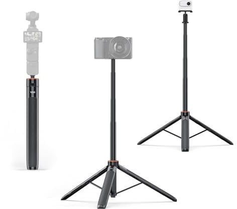 53.74 Selfie Stick for DJI Osmo Pocket 3 Insta 360 x4,Action Camera Tripod,Portable Camera Mount Extender Telescopic Rod Extension Pole,for DJI Action 5 Pro Pocket 3/Ation3/4 for GoPro 13/12/11/10/9