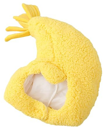 GALPADA 1 Stk Gebratener Garnelenkopfwickel karnevals hut bescherung weihnachten Gelber Hut Krabbenhut Garnelenhut Hüte Neuheit Kostümhut Party Neuheit Kopfschmuck Plüsch und pp Baumwolle