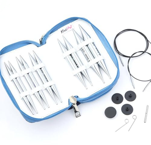 KnitPro Nova Chunky Interchangeable Needle Set 5 (13cm) | 5 Sizes (8mm to 15mm)