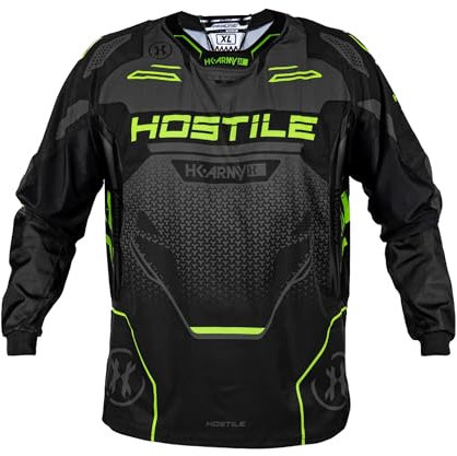 HK Army Proline Paintball Trikot für Herren - Gepolstertes Paintball-Shirt, Grün , Mittel