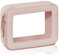 Prite Clear Makeup Bag with Gift Box Waterproof Cosmetic Case Travel Toiletry Bag Car Essentials with Double Zippers (Pearl Pink)