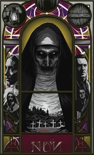 DMQBT Horror Film The Nun Posters Jigsaw Puzzle 1000 Pieces Colorful Ability Game For The Whole Family Adult Wp308Yw