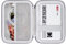 RAIALL Hard Case for KODAK Mini 2 Retro 4PASS Portable Photo Printer, Kodak Mini 2 Retro P210R Instant Digital Camera Travel Storage Holder, Mesh Pocket Fits Photo Paper and Cable, Grey