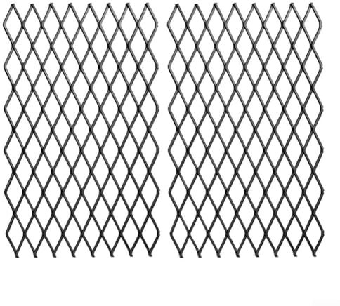 Zoegneer 2Pcs Fireplace Grate Ember Holder Fireplace Grill Metal Insert Fixing Mesh Suitable For Most Fireplaces