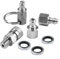 Edelstahl 1/8 für BSPP Quick Connect Fitting Adapter passend für verschiedene Luftsysteme
