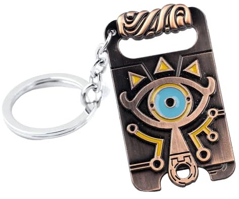 KREATIONS Légende de Zelda : pendentif œil de cheikh en forme de souffle du sauvage, Porte-clés blanc, S