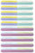 Professional Nail File Reusable Washable Multi Functional 7 Steps Polishing Nail File for Beauty Salon and DIY Enthusiasts Sanding Bar 10pcs
