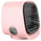 Vital Breeze Ac, Ventilatore nebulizzatore con 3 velocità regolabili, Climatizzatore portatile VitalBreeze, nuovo aggiornamento 2025, con funzione luce notturna(Pink)
