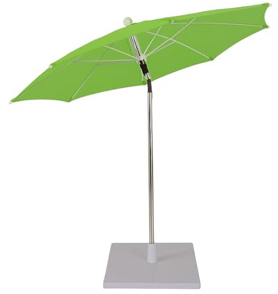 WDMT Ombrellone da tavolo compatto – Ø 60 x 56 cm – Mini ombrellone – Ombrellone da tavolo per esterni – Ombrellone da tavolo moderno – Parasole – Ombrelloni – Verde