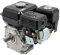 Moteur à essence 4 temps 7,5 CV - Moteur industriel refroidi par air - Moteur sur pied avec démarrage par câble pour pompes à eau/vibrateurs/générateurs/nettoyeurs haute pression, cylindrée de 212 cm³